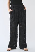 【ウィムガゼット/Whim Gazette】の【WEB限定】エンブロイダリーパンツ 大人の最旬トレンドファッション＆コーディネート founy(ファウニー) ファッション Fashion レディースファッション Fashion for Women パンツ Pants & Trousers インド Indian Textile ジャケット Jacket, Outerwear 透かし Cut-Out, Lacework マニッシュ Mannish, Boyish メッシュ Mesh, Net Fabric モダン Modern, Contemporary リラックス Relax, Relaxed Fit レース Lace, Lace Fabric おすすめ Recommended / Our Picks 新作・新入荷 New Arrivals / New In |ID:prp329100004986989