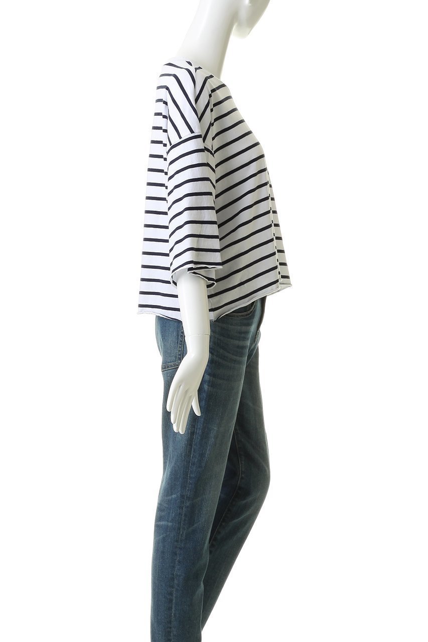 【フランク&アイリーン/Frank&Eileen】のLAB VINTAGE JERSEY 7分袖カットソー ボーダー シャツ 大人の最旬トレンドファッション＆コーディネート founy(ファウニー) 　ファッション　Fashion　レディースファッション　Fashion for Women　トップス・カットソー　Cut & Sew Tops　シャツ・ブラウス・オフィスカジュアル　Elegant Blouses & Button-Ups　ロングTシャツ・Tシャツ　Longline T-Shirts & Tees　カットソー・ベーシックTシャツ　Cut-and-Sewn Tops / Stretch Tees & Basics　カットソー　Cut and Sewn Top　スリーブ　Sleeve, Long Sleeve / Short Sleeve　ボーダー　Border, Stripe　ロング　Long, Long-Length　ヴィンテージ　Vintage Style　新作・新入荷　New Arrivals / New In　other-3|ID: prp329100004986990 ipo3291000000037357859