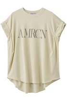 【アメリカーナ/Americana】のロールアップTシャツ 大人の最旬トレンドファッション＆コーディネート founy(ファウニー) ファッション Fashion レディースファッション Fashion for Women トップス・カットソー Cut & Sew Tops シャツ・ブラウス・オフィスカジュアル Elegant Blouses & Button-Ups ロングTシャツ・Tシャツ Longline T-Shirts & Tees カットソー・ベーシックTシャツ Cut-and-Sewn Tops / Stretch Tees & Basics ショート Short, Short Length スリーブ Sleeve, Long Sleeve / Short Sleeve ロールアップ Roll-Up, Cuffed Hem 新作・新入荷 New Arrivals / New In thumbnail ライトイエロー|ID: prp329100004986991 ipo3291000000037357867