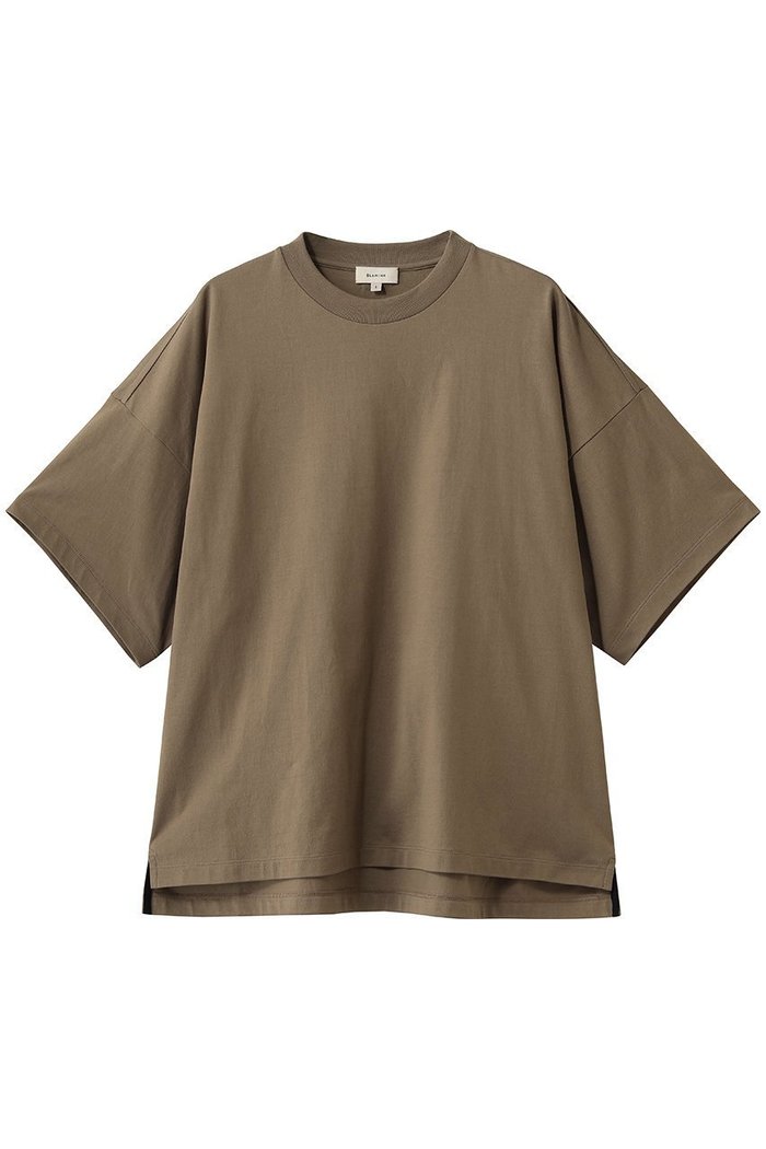 【ブラミンク/BLAMINK】のクルーネックオーバーTシャツ インテリア・キッズ・メンズ・レディースファッション・服の通販 founy(ファウニー) https://founy.com/ ファッション Fashion レディースファッション Fashion for Women トップス・カットソー Cut & Sew Tops シャツ・ブラウス・オフィスカジュアル Elegant Blouses & Button-Ups ロングTシャツ・Tシャツ Longline T-Shirts & Tees カットソー・ベーシックTシャツ Cut-and-Sewn Tops / Stretch Tees & Basics ショート Short, Short Length シンプル Simple, Minimal スリーブ Sleeve, Long Sleeve / Short Sleeve 定番 Standard, Basic Item 新作・新入荷 New Arrivals / New In |ID: prp329100004986992 ipo3291000000037357873