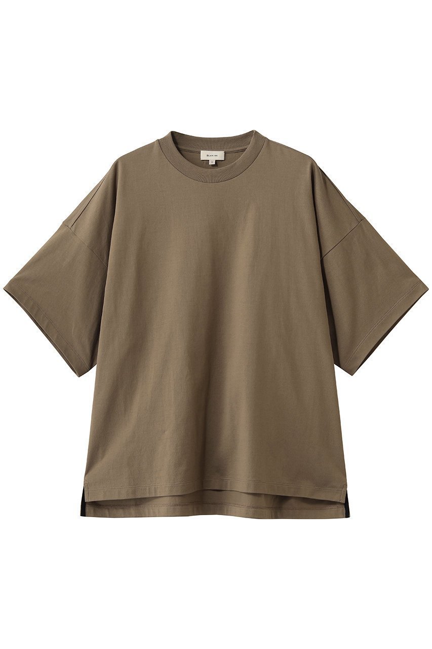 【ブラミンク/BLAMINK】のクルーネックオーバーTシャツ インテリア・キッズ・メンズ・レディースファッション・服の通販 founy(ファウニー) 　ファッション　Fashion　レディースファッション　Fashion for Women　トップス・カットソー　Cut & Sew Tops　シャツ・ブラウス・オフィスカジュアル　Elegant Blouses & Button-Ups　ロングTシャツ・Tシャツ　Longline T-Shirts & Tees　カットソー・ベーシックTシャツ　Cut-and-Sewn Tops / Stretch Tees & Basics　ショート　Short, Short Length　シンプル　Simple, Minimal　スリーブ　Sleeve, Long Sleeve / Short Sleeve　定番　Standard, Basic Item　新作・新入荷　New Arrivals / New In　ミッドブラウン|ID: prp329100004986992 ipo3291000000037357874