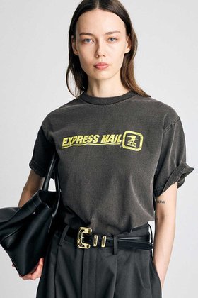 【ブリル/BRILL】の【GOOD ROCK SPEED】USPS Tシャツ 大人の最旬トレンドファッション＆コーディネート founy(ファウニー) ファッション Fashion レディースファッション Fashion for Women トップス・カットソー Cut & Sew Tops シャツ・ブラウス・オフィスカジュアル Elegant Blouses & Button-Ups ロングTシャツ・Tシャツ Longline T-Shirts & Tees カットソー・ベーシックTシャツ Cut-and-Sewn Tops / Stretch Tees & Basics ショート Short, Short Length スリーブ Sleeve, Long Sleeve / Short Sleeve プリント Print, Printed Pattern 別注 Limited Edition, Custom Order 新作・新入荷 New Arrivals / New In |ID:prp329100004986993