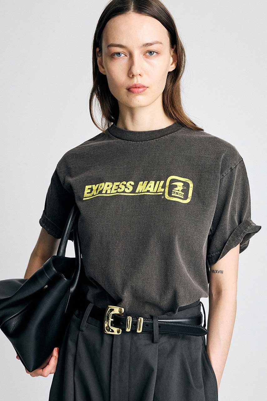 【ブリル/BRILL】の【GOOD ROCK SPEED】USPS Tシャツ インテリア・キッズ・メンズ・レディースファッション・服の通販 founy(ファウニー) 　ファッション　Fashion　レディースファッション　Fashion for Women　トップス・カットソー　Cut & Sew Tops　シャツ・ブラウス・オフィスカジュアル　Elegant Blouses & Button-Ups　ロングTシャツ・Tシャツ　Longline T-Shirts & Tees　カットソー・ベーシックTシャツ　Cut-and-Sewn Tops / Stretch Tees & Basics　ショート　Short, Short Length　スリーブ　Sleeve, Long Sleeve / Short Sleeve　プリント　Print, Printed Pattern　別注　Limited Edition, Custom Order　新作・新入荷　New Arrivals / New In　ブラック|ID: prp329100004986993 ipo3291000000037357880