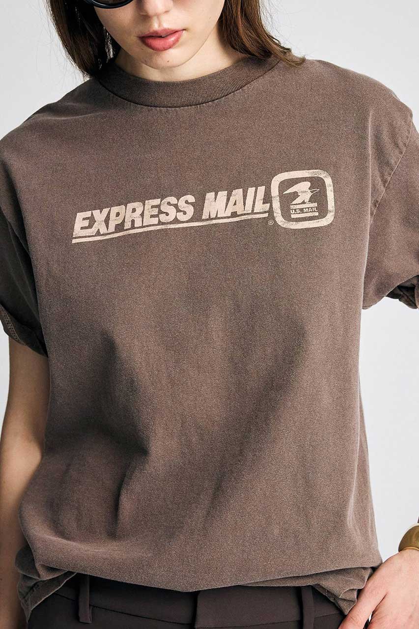 【ブリル/BRILL】の【GOOD ROCK SPEED】USPS Tシャツ 大人の最旬トレンドファッション＆コーディネート founy(ファウニー) 　ファッション　Fashion　レディースファッション　Fashion for Women　トップス・カットソー　Cut & Sew Tops　シャツ・ブラウス・オフィスカジュアル　Elegant Blouses & Button-Ups　ロングTシャツ・Tシャツ　Longline T-Shirts & Tees　カットソー・ベーシックTシャツ　Cut-and-Sewn Tops / Stretch Tees & Basics　ショート　Short, Short Length　スリーブ　Sleeve, Long Sleeve / Short Sleeve　プリント　Print, Printed Pattern　別注　Limited Edition, Custom Order　新作・新入荷　New Arrivals / New In　other-7|ID: prp329100004986993 ipo3291000000037357887