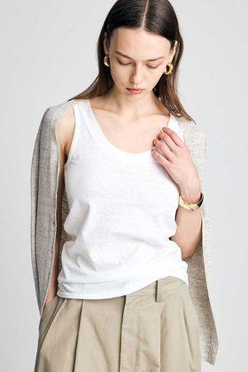 【ブリル/BRILL】のラフィーテンジクタンク 大人の最旬トレンドファッション＆コーディネート founy(ファウニー) ファッション Fashion レディースファッション Fashion for Women トップス・カットソー Cut & Sew Tops キャミソール&ノースリーブ Camisoles & Sleeveless Tops シャツ・ブラウス・オフィスカジュアル Elegant Blouses & Button-Ups ロングTシャツ・Tシャツ Longline T-Shirts & Tees カットソー・ベーシックTシャツ Cut-and-Sewn Tops / Stretch Tees & Basics インナー Innerwear キャミソール Camisole, Spaghetti Strap Top タンク Tank Top, Sleeveless Top デコルテ Décolleté, Neckline 新作・新入荷 New Arrivals / New In |ID:prp329100004986994