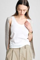 【ブリル/BRILL】のラフィーテンジクタンク 大人の最旬トレンドファッション＆コーディネート founy(ファウニー) ファッション Fashion レディースファッション Fashion for Women トップス・カットソー Cut & Sew Tops キャミソール&ノースリーブ Camisoles & Sleeveless Tops シャツ・ブラウス・オフィスカジュアル Elegant Blouses & Button-Ups ロングTシャツ・Tシャツ Longline T-Shirts & Tees カットソー・ベーシックTシャツ Cut-and-Sewn Tops / Stretch Tees & Basics インナー Innerwear キャミソール Camisole, Spaghetti Strap Top タンク Tank Top, Sleeveless Top デコルテ Décolleté, Neckline 新作・新入荷 New Arrivals / New In |ID:prp329100004986994