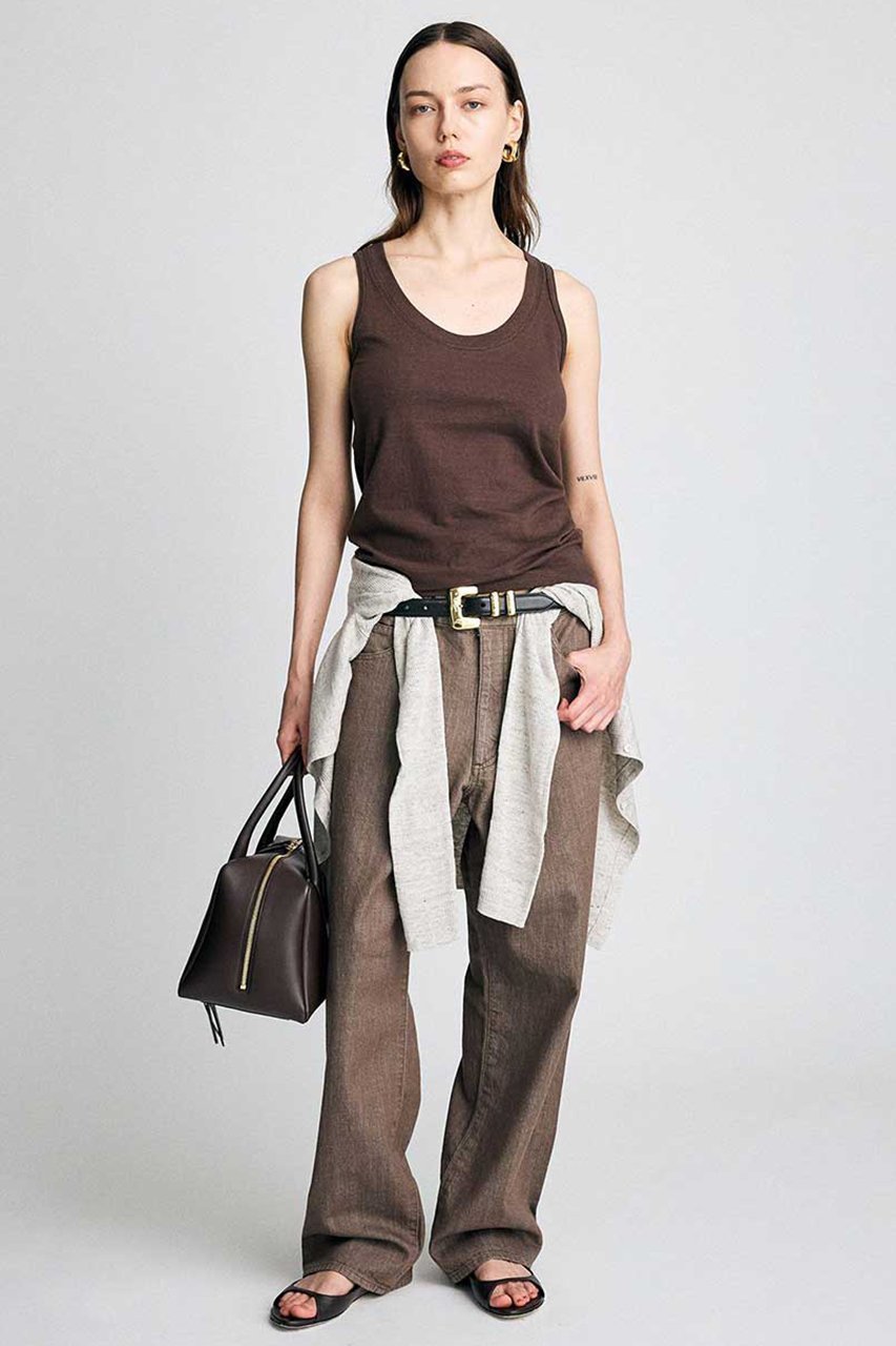【ブリル/BRILL】のラフィーテンジクタンク 大人の最旬トレンドファッション＆コーディネート founy(ファウニー) 　ファッション　Fashion　レディースファッション　Fashion for Women　トップス・カットソー　Cut & Sew Tops　キャミソール&ノースリーブ　Camisoles & Sleeveless Tops　シャツ・ブラウス・オフィスカジュアル　Elegant Blouses & Button-Ups　ロングTシャツ・Tシャツ　Longline T-Shirts & Tees　カットソー・ベーシックTシャツ　Cut-and-Sewn Tops / Stretch Tees & Basics　インナー　Innerwear　キャミソール　Camisole, Spaghetti Strap Top　タンク　Tank Top, Sleeveless Top　デコルテ　Décolleté, Neckline　新作・新入荷　New Arrivals / New In　other-5|ID: prp329100004986994 ipo3291000000037357896