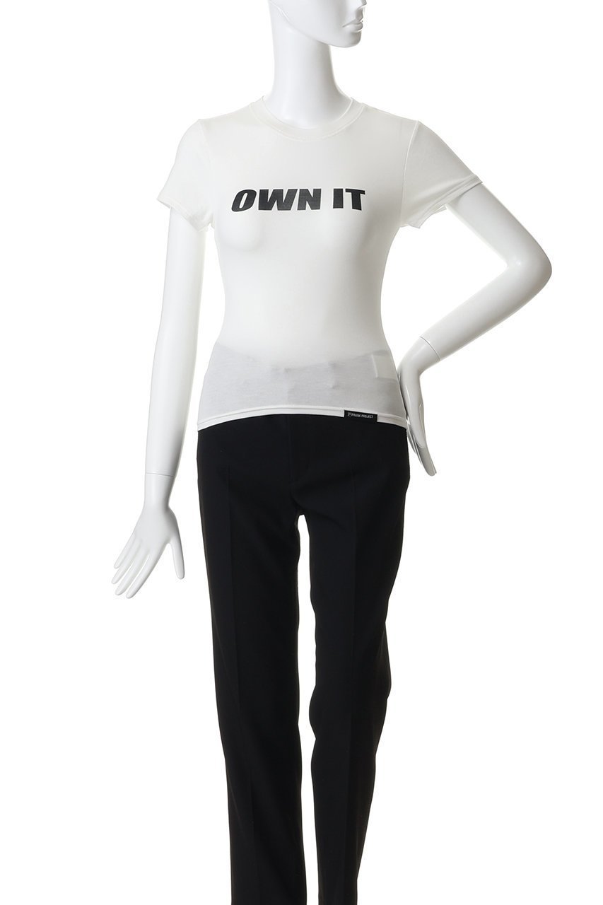 【プランク プロジェクト/PRANK PROJECT】のOWN IT Tシャツ 大人の最旬トレンドファッション＆コーディネート founy(ファウニー) 　ファッション　Fashion　レディースファッション　Fashion for Women　トップス・カットソー　Cut & Sew Tops　シャツ・ブラウス・オフィスカジュアル　Elegant Blouses & Button-Ups　ロングTシャツ・Tシャツ　Longline T-Shirts & Tees　カットソー・ベーシックTシャツ　Cut-and-Sewn Tops / Stretch Tees & Basics　コンパクト　Compact, Small Size　ショート　Short, Short Length　スリーブ　Sleeve, Long Sleeve / Short Sleeve　ハーフ　Half, Half-Length　新作・新入荷　New Arrivals / New In　other-2|ID: prp329100004986999 ipo3291000000037357949