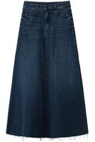 【マザー/MOTHER】の【日本別注】THE CIRCLE MAXI FRAY SKIRT デニムマキシスカート (FMH) 大人の最旬トレンドファッション＆コーディネート founy(ファウニー) ファッション Fashion レディースファッション Fashion for Women スカート Skirts ロングスカート Long Skirts / Maxi & Midi Skirts カットオフ Cut-Off Design クロップド Cropped, Short Length コンパクト Compact, Small Size デニム Denim, Jeans Material マキシ Maxi, Full Length ロング Long, Long-Length 今季 This Season, Current Season 別注 Limited Edition, Custom Order 定番 Standard, Basic Item 新作・新入荷 New Arrivals / New In |ID:prp329100004990477