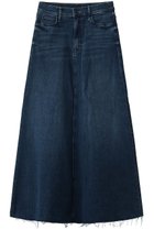 【マザー/MOTHER】の【日本別注】THE CIRCLE MAXI FRAY SKIRT デニムマキシスカート (FMH) 大人の最旬トレンドファッション＆コーディネート founy(ファウニー) ファッション Fashion レディースファッション Fashion for Women スカート Skirts ロングスカート Long Skirts / Maxi & Midi Skirts カットオフ Cut-Off Design クロップド Cropped, Short Length コンパクト Compact, Small Size デニム Denim, Jeans Material マキシ Maxi, Full Length ロング Long, Long-Length 今季 This Season, Current Season 別注 Limited Edition, Custom Order 定番 Standard, Basic Item 新作・新入荷 New Arrivals / New In thumbnail ブルー|ID: prp329100004990477 ipo3291000000037379568