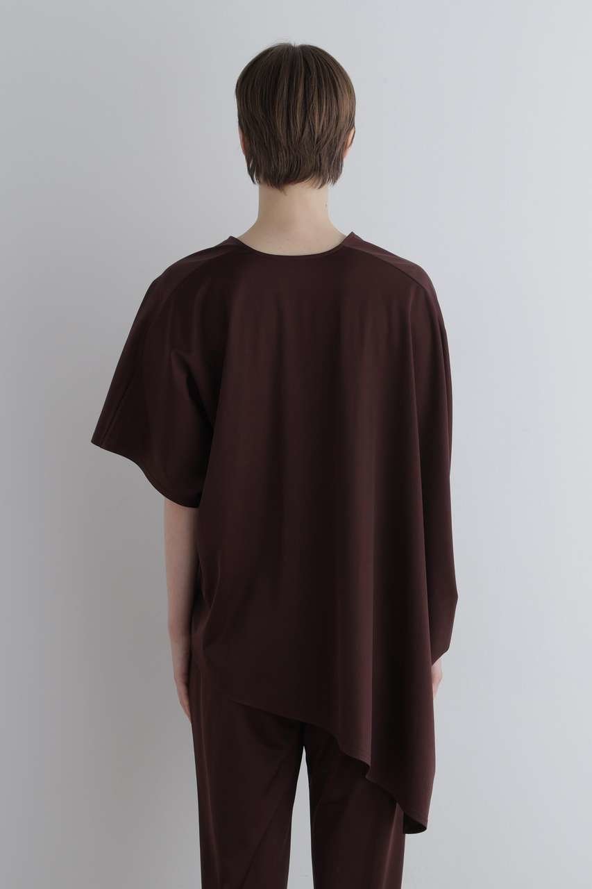 【ル フィル/LE PHIL】のキュプラジャージプルオーバー 大人の最旬トレンドファッション＆コーディネート founy(ファウニー) 　ファッション　Fashion　レディースファッション　Fashion for Women　トップス・カットソー　Cut & Sew Tops　シャツ・ブラウス・オフィスカジュアル　Elegant Blouses & Button-Ups　ロングTシャツ・Tシャツ　Longline T-Shirts & Tees　カジュアルプルオーバー・ニットトップス　Pullovers & Knit Tops / Casual Pullovers　カットソー・ベーシックTシャツ　Cut-and-Sewn Tops / Stretch Tees & Basics　アシンメトリー　Asymmetrical Style　ショート　Short, Short Length　シンプル　Simple, Minimal　スタンダード　Standard, Basic　スリーブ　Sleeve, Long Sleeve / Short Sleeve　ドレープ　Drape, Draping Fabric　新作・新入荷　New Arrivals / New In　other-6|ID: prp329100004990479 ipo3291000000037379594