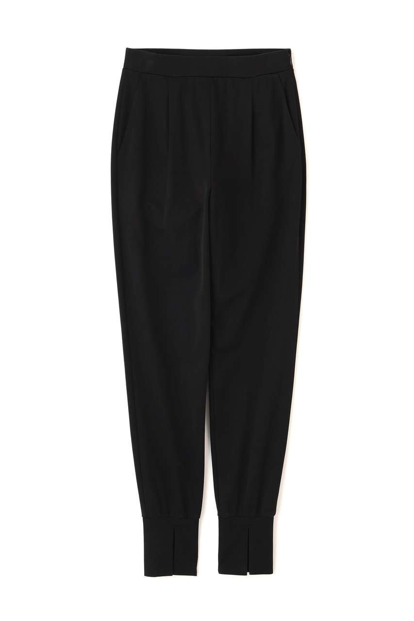 【ル フィル/LE PHIL】のキュプラジャージパンツ インテリア・キッズ・メンズ・レディースファッション・服の通販 founy(ファウニー) 　ファッション　Fashion　レディースファッション　Fashion for Women　パンツ　Pants & Trousers　カットソー　Cut and Sewn Top　キュプラ　Cupro, Eco Fabric　サテン　Satin, Glossy Fabric　シンプル　Simple, Minimal　スタンダード　Standard, Basic　スリット　Slit, Slit Detail　ドレープ　Drape, Draping Fabric　定番　Standard, Basic Item　リラックス　Relax, Relaxed Fit　エレガント 上品　Elegant　新作・新入荷　New Arrivals / New In　ブラック|ID: prp329100004990483 ipo3291000000037379628