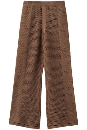 【マルティニーク/martinique】 キュプラメッシュパンツ(セットアップ可)大人の最旬トレンドファッション＆コーディネート founy(ファウニー) ファッション Fashion レディースファッション Fashion for Women セットアップ Matching Sets レディースパンツ・ボトムス Pants & Trousers / Bottoms パンツ Pants & Trousers おすすめ Recommended / Our Picks アイレット Eyelet Lace エレガント 上品 Elegant キュプラ Cupro, Eco Fabric セットアップ Set-Up, Coordinated Outfit メッシュ Mesh, Net Fabric ワイド Wide, Wide Fit 夏 Summer 新作・新入荷 New Arrivals / New In |ID:prp329100004990509