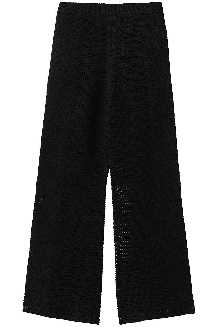 【マルティニーク/martinique】のキュプラメッシュパンツ(セットアップ可) インテリア・キッズ・メンズ・レディースファッション・服の通販 founy(ファウニー) 　ファッション　Fashion　レディースファッション　Fashion for Women　セットアップ　Matching Sets　レディースパンツ・ボトムス　Pants & Trousers / Bottoms　パンツ　Pants & Trousers　おすすめ　Recommended / Our Picks　アイレット　Eyelet Lace　エレガント 上品　Elegant　キュプラ　Cupro, Eco Fabric　セットアップ　Set-Up, Coordinated Outfit　メッシュ　Mesh, Net Fabric　ワイド　Wide, Wide Fit　夏　Summer　新作・新入荷　New Arrivals / New In　ブラック|ID: prp329100004990509 ipo3291000000037379797