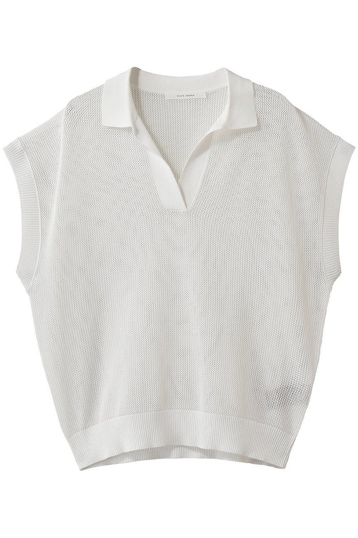 【プレインピープル/PLAIN PEOPLE】のメッシュプルオーバー インテリア・キッズ・メンズ・レディースファッション・服の通販 founy(ファウニー) https://founy.com/ ファッション Fashion レディースファッション Fashion for Women トップス・カットソー Cut & Sew Tops ニット Knit Tops & Sweaters カジュアルプルオーバー・ニットトップス Pullovers & Knit Tops / Casual Pullovers インナー Innerwear サマー Summer, Summer Style メッシュ Mesh, Net Fabric 新作・新入荷 New Arrivals / New In |ID: prp329100004990539 ipo3291000000037380021