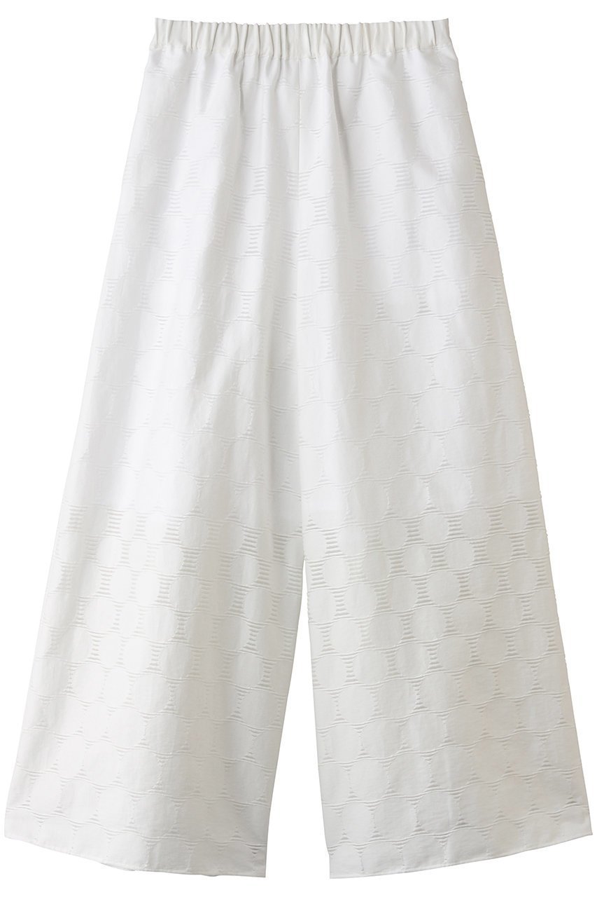 【プレインピープル/PLAIN PEOPLE】のドットジャカードパンツ 大人の最旬トレンドファッション＆コーディネート founy(ファウニー) 　ファッション　Fashion　レディースファッション　Fashion for Women　パンツ　Pants & Trousers　シューズ　Shoes, Footwear　ジャカード／ジャガード　Jacquard, Woven Pattern　ドット　Polka Dot, Dot Pattern　フラット　Flat, Flat Shoes　プリント　Print, Printed Pattern　リラックス　Relax, Relaxed Fit　ワイド　Wide, Wide Fit　新作・新入荷　New Arrivals / New In　 other-1|ID: prp329100004990540 ipo3291000000037380029