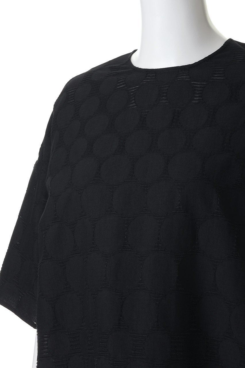 【プレインピープル/PLAIN PEOPLE】のドットジャカードワンピース 大人の最旬トレンドファッション＆コーディネート founy(ファウニー) 　ファッション　Fashion　レディースファッション　Fashion for Women　ワンピース　Dresses　チュニック　Tunic Tops & Dresses　アンダー　Underwear Essentials　キャンバス　Canvas, Canvas Fabric　シンプル　Simple, Minimal　ジャカード／ジャガード　Jacquard, Woven Pattern　チュニック　Tunic, Long Top　ドット　Polka Dot, Dot Pattern　ドレス　Dress, One-Piece　モダン　Modern, Contemporary　ラグジュアリー　Luxury, Elegant　リラックス　Relax, Relaxed Fit　ロング　Long, Long-Length　新作・新入荷　New Arrivals / New In　other-5|ID: prp329100004990541 ipo3291000000037380041