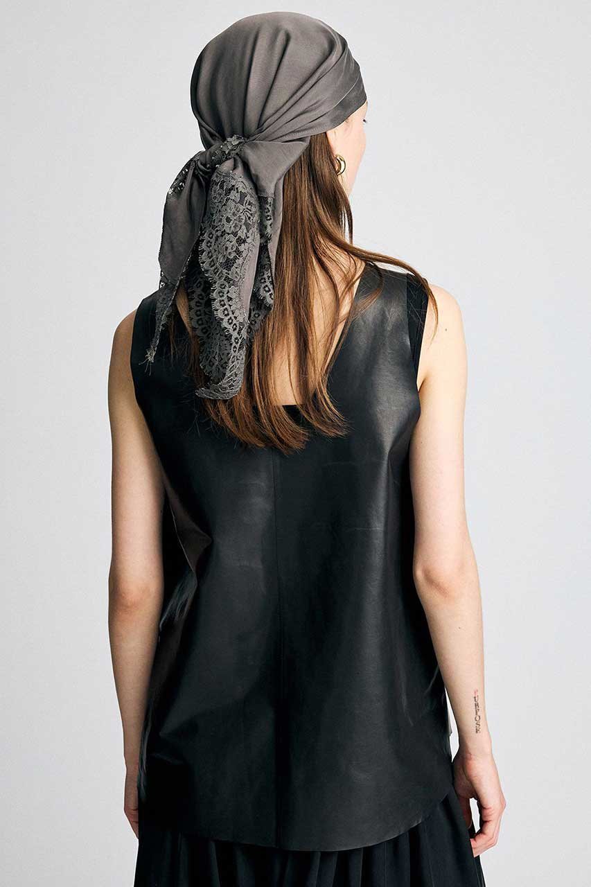 【ブリル/BRILL】のレザータンクトップ 大人の最旬トレンドファッション＆コーディネート founy(ファウニー) 　ファッション　Fashion　レディースファッション　Fashion for Women　トップス・カットソー　Cut & Sew Tops　キャミソール&ノースリーブ　Camisoles & Sleeveless Tops　シャツ・ブラウス・オフィスカジュアル　Elegant Blouses & Button-Ups　ロングTシャツ・Tシャツ　Longline T-Shirts & Tees　カットソー・ベーシックTシャツ　Cut-and-Sewn Tops / Stretch Tees & Basics　キャミソール　Camisole, Spaghetti Strap Top　タンク　Tank Top, Sleeveless Top　新作・新入荷　New Arrivals / New In　other-2|ID: prp329100004990544 ipo3291000000037380065