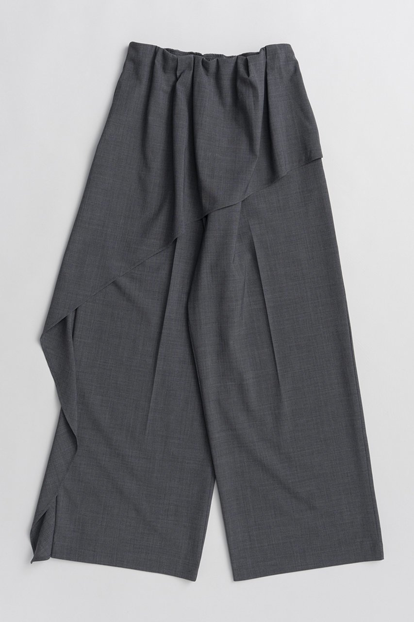 【プランク プロジェクト/PRANK PROJECT】のドレープスーチングパンツ / Drape Suiting Pants インテリア・キッズ・メンズ・レディースファッション・服の通販 founy(ファウニー) 　ファッション　Fashion　レディースファッション　Fashion for Women　パンツ　Pants & Trousers　ウォッシャブル　Machine Washable　サマー　Summer, Summer Style　ストレッチ　Stretch, Stretchy Fabric　ドレープ　Drape, Draping Fabric　フィット　Fit, Slim Fit　マニッシュ　Mannish, Boyish　リラックス　Relax, Relaxed Fit　エレガント 上品　Elegant　夏　Summer　新作・新入荷　New Arrivals / New In　GRY(グレー)|ID: prp329100004992192 ipo3291000000037386509