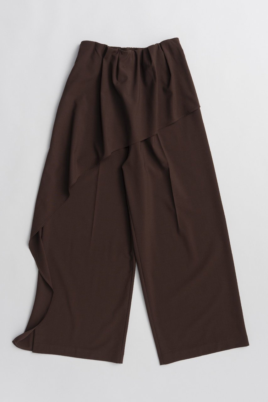 【プランク プロジェクト/PRANK PROJECT】のドレープスーチングパンツ / Drape Suiting Pants インテリア・キッズ・メンズ・レディースファッション・服の通販 founy(ファウニー) 　ファッション　Fashion　レディースファッション　Fashion for Women　パンツ　Pants & Trousers　ウォッシャブル　Machine Washable　サマー　Summer, Summer Style　ストレッチ　Stretch, Stretchy Fabric　ドレープ　Drape, Draping Fabric　フィット　Fit, Slim Fit　マニッシュ　Mannish, Boyish　リラックス　Relax, Relaxed Fit　エレガント 上品　Elegant　夏　Summer　新作・新入荷　New Arrivals / New In　BRN(ブラウン)|ID: prp329100004992192 ipo3291000000037386510