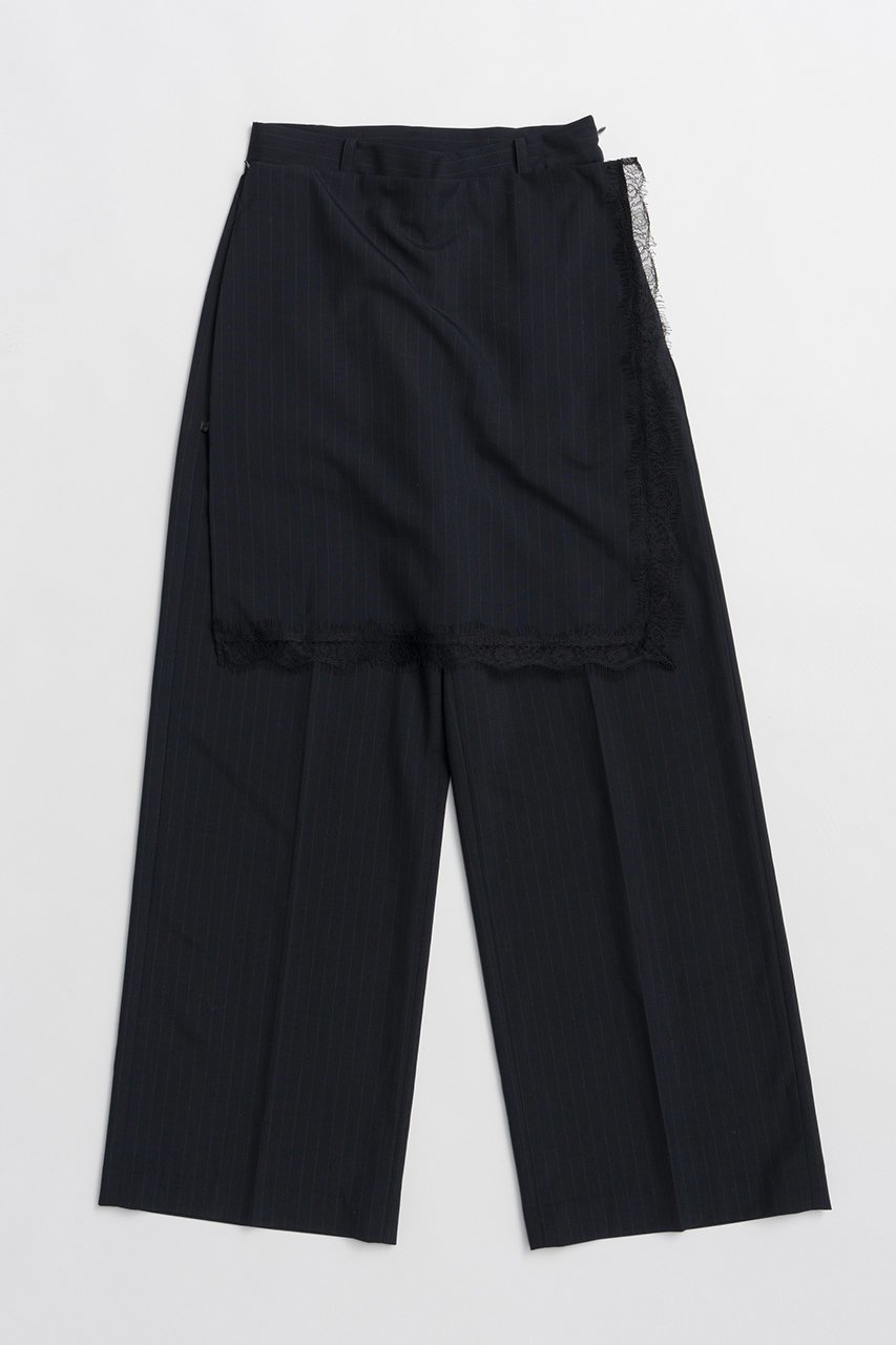 【プランク プロジェクト/PRANK PROJECT】のデタッチャブルエプロンパンツ / Detachable Apron Pants 大人の最旬トレンドファッション＆コーディネート founy(ファウニー) 　ファッション　Fashion　レディースファッション　Fashion for Women　パンツ　Pants & Trousers　カットソー　Cut and Sewn Top　ストレート　Straight, Straight Cut　スラックス　Slacks, Dress Pants　バランス　Balance, Style Balance　ベーシック　Basic, Essential　マニッシュ　Mannish, Boyish　ミックス　Mix, Mixed Style　レース　Lace, Lace Fabric　エレガント 上品　Elegant　夏　Summer　新作・新入荷　New Arrivals / New In　 other-1|ID: prp329100004992194 ipo3291000000037386526