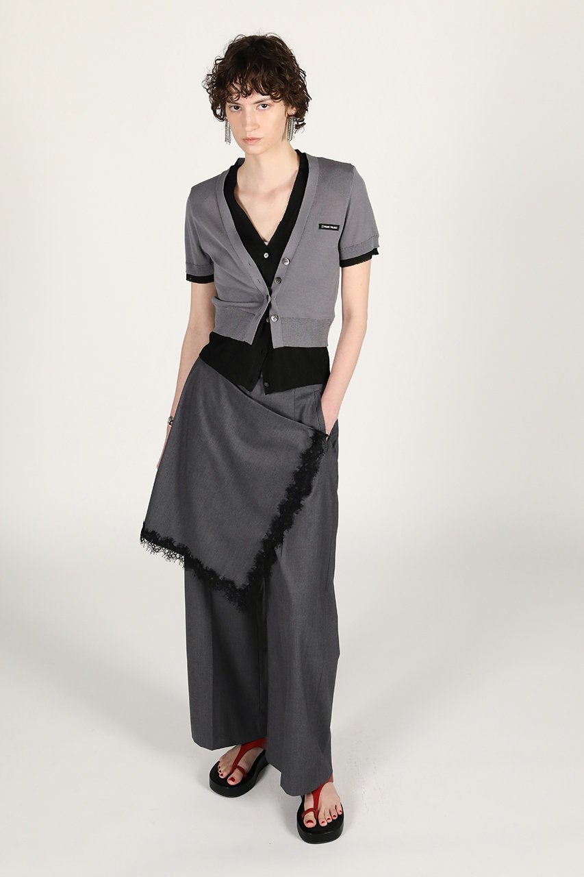 【プランク プロジェクト/PRANK PROJECT】のデタッチャブルエプロンパンツ / Detachable Apron Pants 大人の最旬トレンドファッション＆コーディネート founy(ファウニー) 　ファッション　Fashion　レディースファッション　Fashion for Women　パンツ　Pants & Trousers　カットソー　Cut and Sewn Top　ストレート　Straight, Straight Cut　スラックス　Slacks, Dress Pants　バランス　Balance, Style Balance　ベーシック　Basic, Essential　マニッシュ　Mannish, Boyish　ミックス　Mix, Mixed Style　レース　Lace, Lace Fabric　エレガント 上品　Elegant　夏　Summer　新作・新入荷　New Arrivals / New In　other-5|ID: prp329100004992194 ipo3291000000037386532