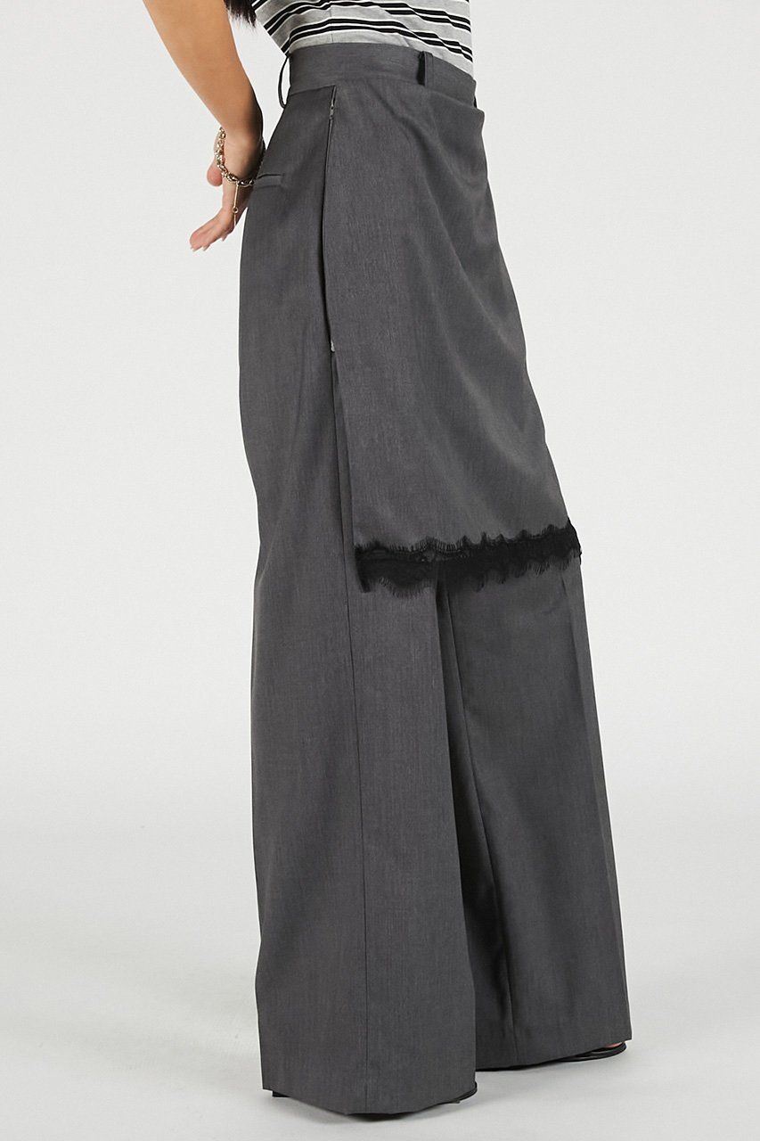 【プランク プロジェクト/PRANK PROJECT】のデタッチャブルエプロンパンツ / Detachable Apron Pants 大人の最旬トレンドファッション＆コーディネート founy(ファウニー) 　ファッション　Fashion　レディースファッション　Fashion for Women　パンツ　Pants & Trousers　カットソー　Cut and Sewn Top　ストレート　Straight, Straight Cut　スラックス　Slacks, Dress Pants　バランス　Balance, Style Balance　ベーシック　Basic, Essential　マニッシュ　Mannish, Boyish　ミックス　Mix, Mixed Style　レース　Lace, Lace Fabric　エレガント 上品　Elegant　夏　Summer　新作・新入荷　New Arrivals / New In　other-8|ID: prp329100004992194 ipo3291000000037386535