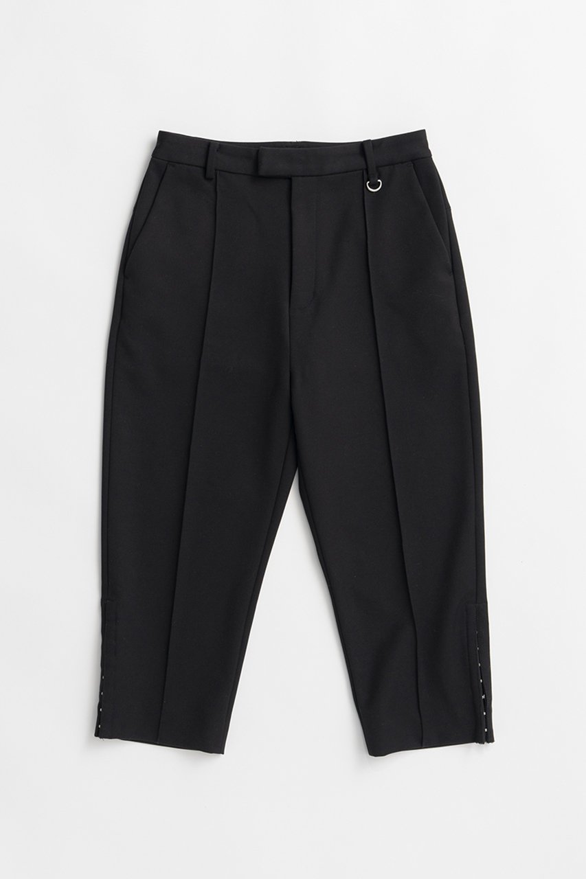 【プランク プロジェクト/PRANK PROJECT】のサイドフックカプリパンツ / Side Hook Capri Pants インテリア・キッズ・メンズ・レディースファッション・服の通販 founy(ファウニー) 　ファッション　Fashion　レディースファッション　Fashion for Women　パンツ　Pants & Trousers　ショートパンツ・ハーフパンツ　High-Waisted & Relaxed Shorts　ショート　Short, Short Length　ジャケット　Jacket, Outerwear　チュニック　Tunic, Long Top　ドレス　Dress, One-Piece　ボトム　Bottoms, Lower Wear　新作・新入荷　New Arrivals / New In　BLK(ブラック)|ID: prp329100004992195 ipo3291000000037386538