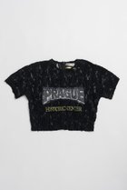 【プランク プロジェクト/PRANK PROJECT】のPRAGUE ロゴプリントTシャツ / Lace Pleats Top BLK(ブラック)|ID:prp329100004992196