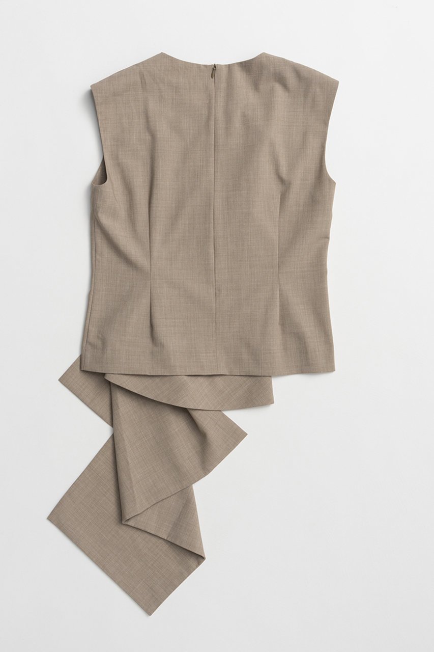 【プランク プロジェクト/PRANK PROJECT】のドレッシートップス / Architect Sleeveless Top 大人の最旬トレンドファッション＆コーディネート founy(ファウニー) 　ファッション　Fashion　レディースファッション　Fashion for Women　トップス・カットソー　Cut & Sew Tops　シャツ・ブラウス・オフィスカジュアル　Elegant Blouses & Button-Ups　おすすめ　Recommended / Our Picks　サマー　Summer, Summer Style　ショート　Short, Short Length　スリーブ　Sleeve, Long Sleeve / Short Sleeve　セットアップ　Set-Up, Coordinated Outfit　ドレープ　Drape, Draping Fabric　フォルム　Silhouette, Form　フロント　Front, Front Design　ボトム　Bottoms, Lower Wear　エレガント 上品　Elegant　新作・新入荷　New Arrivals / New In　other-3|ID: prp329100004992197 ipo3291000000037386559