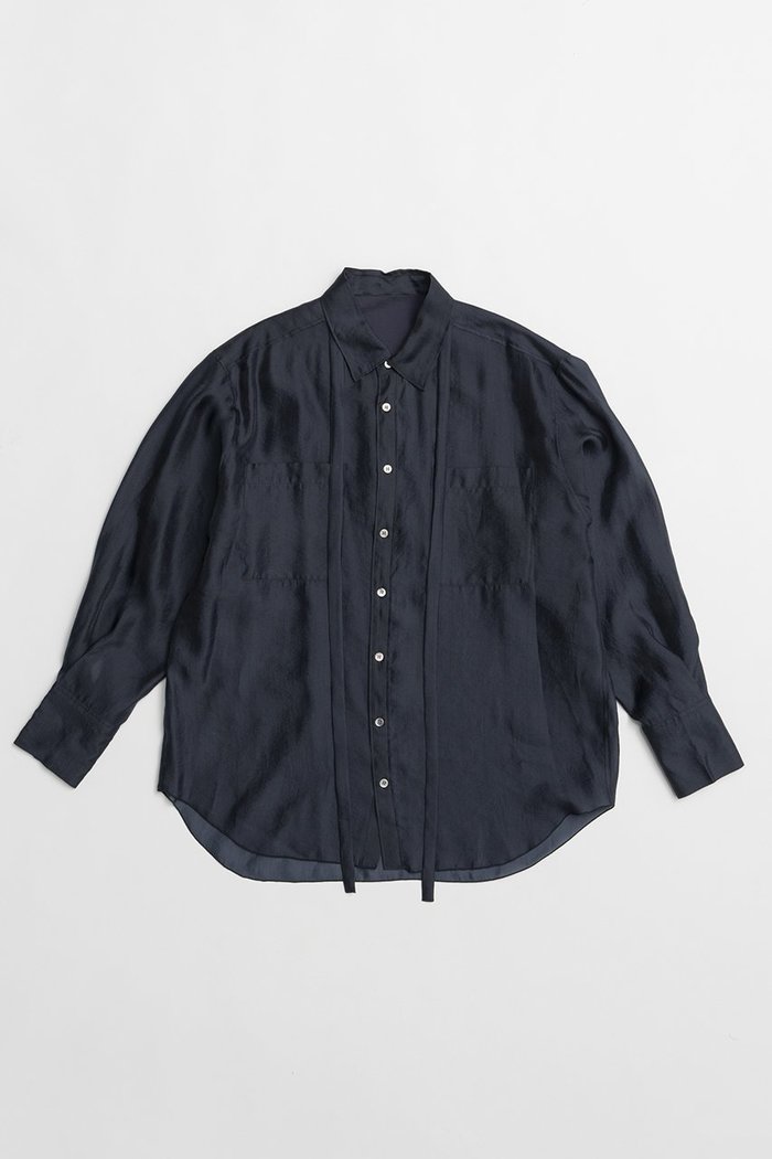 【プランク プロジェクト/PRANK PROJECT】のシアーボウタイシャツ / Sheer Bow Tie Shirt インテリア・キッズ・メンズ・レディースファッション・服の通販 founy(ファウニー) https://founy.com/ ファッション Fashion レディースファッション Fashion for Women トップス・カットソー Cut & Sew Tops シャツ・ブラウス・オフィスカジュアル Elegant Blouses & Button-Ups おすすめ Recommended / Our Picks キュプラ Cupro, Eco Fabric ショート Short, Short Length ストライプ Stripe, Striped Pattern スリーブ Sleeve, Long Sleeve / Short Sleeve セットアップ Set-Up, Coordinated Outfit ベーシック Basic, Essential ポケット Pocket, Pocket Detail 夏 Summer 新作・新入荷 New Arrivals / New In |ID: prp329100004992198 ipo3291000000037386565