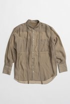 【プランク プロジェクト/PRANK PROJECT】のシアーボウタイシャツ / Sheer Bow Tie Shirt BGE(ベージュ)|ID: prp329100004992198 ipo3291000000037386568