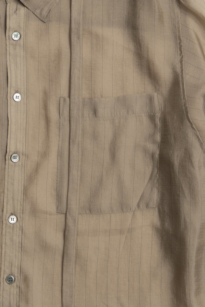 【プランク プロジェクト/PRANK PROJECT】のシアーボウタイシャツ / Sheer Bow Tie Shirt 大人の最旬トレンドファッション＆コーディネート founy(ファウニー) 　ファッション　Fashion　レディースファッション　Fashion for Women　トップス・カットソー　Cut & Sew Tops　シャツ・ブラウス・オフィスカジュアル　Elegant Blouses & Button-Ups　おすすめ　Recommended / Our Picks　キュプラ　Cupro, Eco Fabric　ショート　Short, Short Length　ストライプ　Stripe, Striped Pattern　スリーブ　Sleeve, Long Sleeve / Short Sleeve　セットアップ　Set-Up, Coordinated Outfit　ベーシック　Basic, Essential　ポケット　Pocket, Pocket Detail　夏　Summer　新作・新入荷　New Arrivals / New In　other-2|ID: prp329100004992198 ipo3291000000037386569