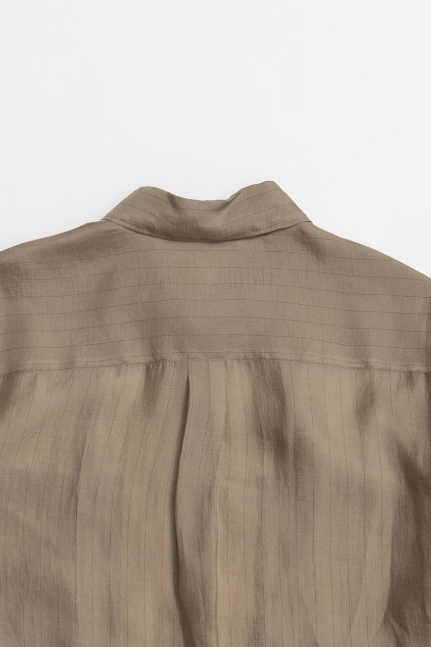 【プランク プロジェクト/PRANK PROJECT】のシアーボウタイシャツ / Sheer Bow Tie Shirt 大人の最旬トレンドファッション＆コーディネート founy(ファウニー) 　ファッション　Fashion　レディースファッション　Fashion for Women　トップス・カットソー　Cut & Sew Tops　シャツ・ブラウス・オフィスカジュアル　Elegant Blouses & Button-Ups　おすすめ　Recommended / Our Picks　キュプラ　Cupro, Eco Fabric　ショート　Short, Short Length　ストライプ　Stripe, Striped Pattern　スリーブ　Sleeve, Long Sleeve / Short Sleeve　セットアップ　Set-Up, Coordinated Outfit　ベーシック　Basic, Essential　ポケット　Pocket, Pocket Detail　夏　Summer　新作・新入荷　New Arrivals / New In　other-5|ID: prp329100004992198 ipo3291000000037386572