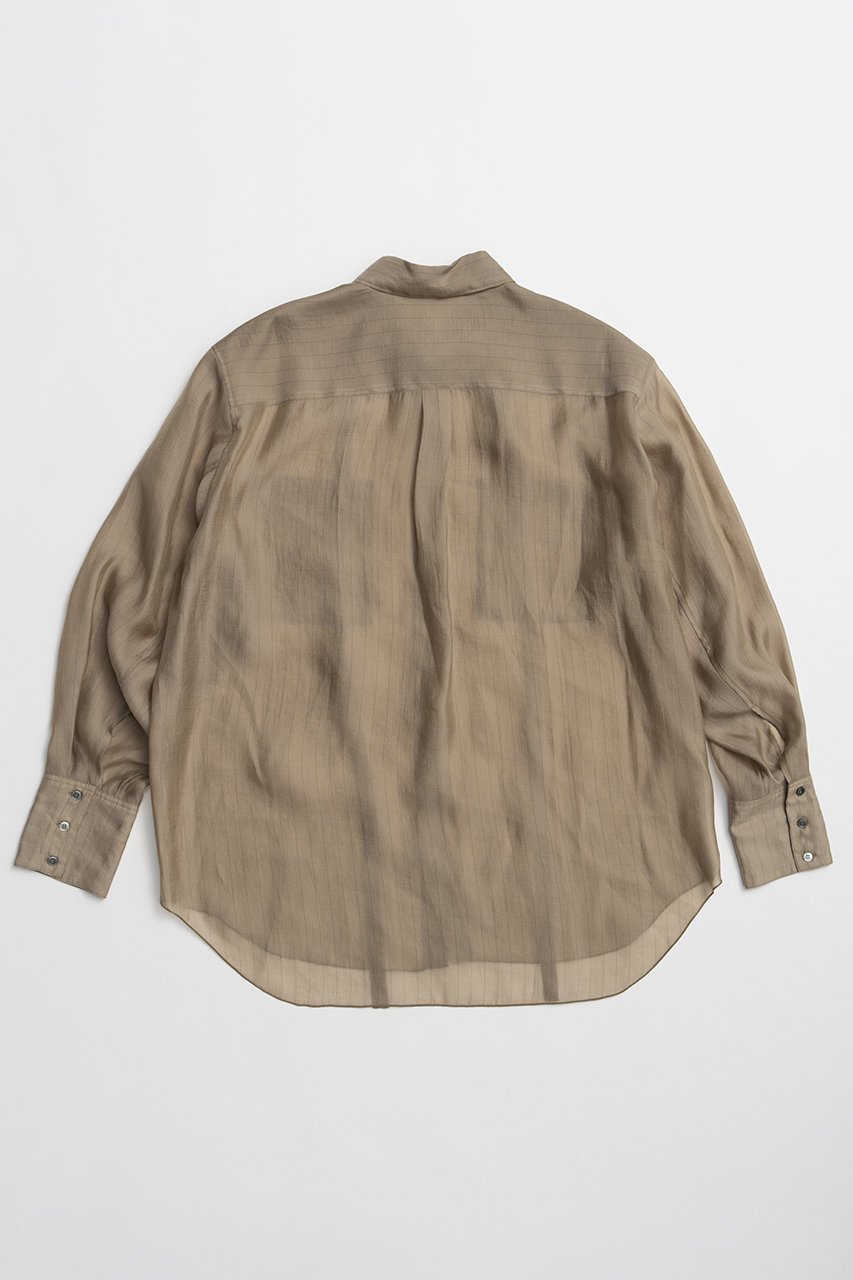 【プランク プロジェクト/PRANK PROJECT】のシアーボウタイシャツ / Sheer Bow Tie Shirt 大人の最旬トレンドファッション＆コーディネート founy(ファウニー) 　ファッション　Fashion　レディースファッション　Fashion for Women　トップス・カットソー　Cut & Sew Tops　シャツ・ブラウス・オフィスカジュアル　Elegant Blouses & Button-Ups　おすすめ　Recommended / Our Picks　キュプラ　Cupro, Eco Fabric　ショート　Short, Short Length　ストライプ　Stripe, Striped Pattern　スリーブ　Sleeve, Long Sleeve / Short Sleeve　セットアップ　Set-Up, Coordinated Outfit　ベーシック　Basic, Essential　ポケット　Pocket, Pocket Detail　夏　Summer　新作・新入荷　New Arrivals / New In　other-6|ID: prp329100004992198 ipo3291000000037386573