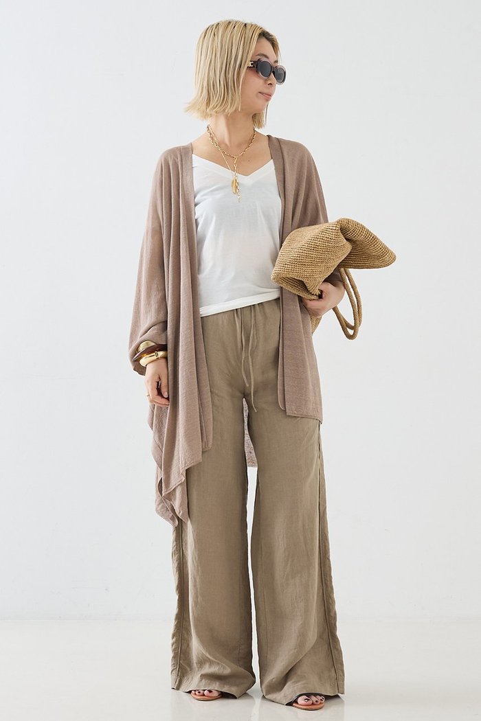 【ザ ストア バイ シー/THE STORE by C】の【COCUCA】シアーストールカーディガン インテリア・キッズ・メンズ・レディースファッション・服の通販 founy(ファウニー) https://founy.com/ ファッション Fashion レディースファッション Fashion for Women なめらか Smooth, Silky Texture イタリア Italy カットソー Cut and Sewn Top カーディガン Cardigan, Knitwear ストール Stole, Wrap タンク Tank Top, Sleeveless Top リネン Linen, Linen Fabric 新作・新入荷 New Arrivals / New In |ID: prp329100004992200 ipo3291000000037386585