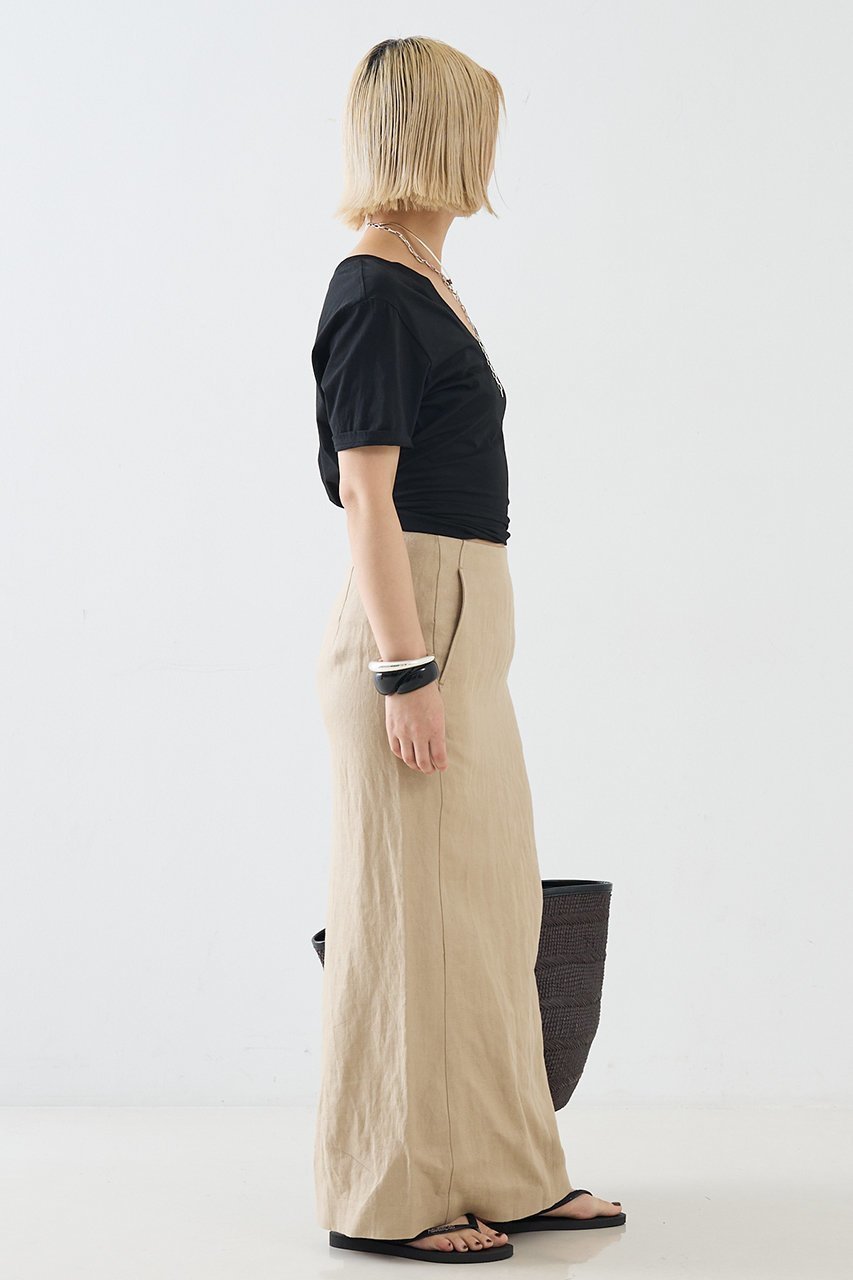 【ザ ストア バイ シー/THE STORE by C】の【COCUCA】Vネックカットプルオーバー 大人の最旬トレンドファッション＆コーディネート founy(ファウニー) 　ファッション　Fashion　レディースファッション　Fashion for Women　トップス・カットソー　Cut & Sew Tops　シャツ・ブラウス・オフィスカジュアル　Elegant Blouses & Button-Ups　ロングTシャツ・Tシャツ　Longline T-Shirts & Tees　カジュアルプルオーバー・ニットトップス　Pullovers & Knit Tops / Casual Pullovers　カットソー・ベーシックTシャツ　Cut-and-Sewn Tops / Stretch Tees & Basics　Vネックトップス　V-Neck Tops / V-Cut Neckline Shirts　イタリア　Italy　インナー　Innerwear　コンパクト　Compact, Small Size　ショート　Short, Short Length　スペシャル　Special, Limited Edition　スリーブ　Sleeve, Long Sleeve / Short Sleeve　バランス　Balance, Style Balance　新作・新入荷　New Arrivals / New In　other-8|ID: prp329100004992201 ipo3291000000037386606