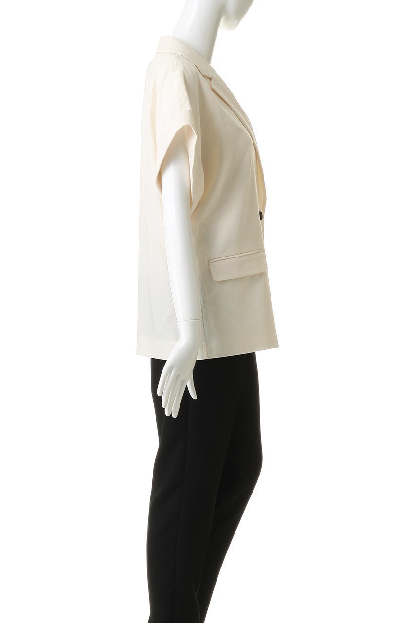 【ベイジ,/BEIGE,】のSPINEL(スピネル)/ハーフスリーブダブルジャケット 大人の最旬トレンドファッション＆コーディネート founy(ファウニー) 　ファッション　Fashion　レディースファッション　Fashion for Women　アウター　Coat / Outerwear Collection　レディースジャケット・軽アウター　Jackets　シェイプ　Shape, Slim Fit　ジャケット　Jacket, Outerwear　ダブル　Double, Double-Breasted　マニッシュ　Mannish, Boyish　リネン　Linen, Linen Fabric　半袖　Short Sleeve, Half Sleeve　夏　Summer　新作・新入荷　New Arrivals / New In　other-3|ID: prp329100004992208 ipo3291000000037386657
