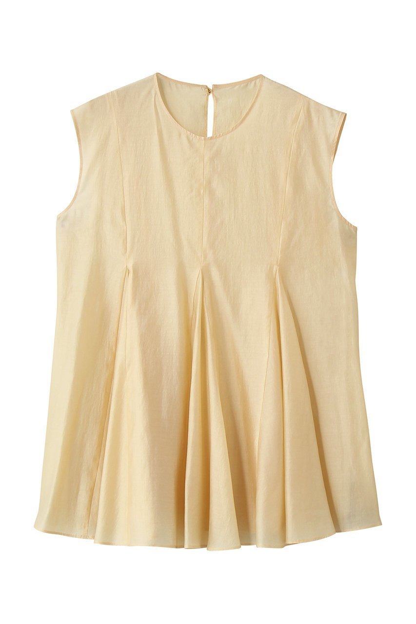 【ベイジ,/BEIGE,】のAMARYLLIS(アマリリス)/シアー切替フレアブラウス インテリア・キッズ・メンズ・レディースファッション・服の通販 founy(ファウニー) ファッション Fashion レディースファッション Fashion for Women トップス・カットソー Cut & Sew Tops キャミソール&ノースリーブ Camisoles & Sleeveless Tops シャツ・ブラウス・オフィスカジュアル Elegant Blouses & Button-Ups シアー Sheer, See-Through スリム Slim, Slim Fit センター Center, Center Line ノースリーブ Sleeveless, No-Sleeve フレア Flare, Flared 切替 Switching, Contrast Panel 夏 Summer 新作・新入荷 New Arrivals / New In 春 Spring S/S・春夏 SS, Spring/Summer, Warm Season Peach|ID: prp329100004992211 ipo3291000000037386682