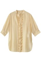 【ベイジ,/BEIGE,】のAMARYLLIS(アマリリス)/フリルリボンブラウス 大人の最旬トレンドファッション＆コーディネート founy(ファウニー) ファッション Fashion レディースファッション Fashion for Women トップス・カットソー Cut & Sew Tops シャツ・ブラウス・オフィスカジュアル Elegant Blouses & Button-Ups シアー Sheer, See-Through ショート Short, Short Length スリーブ Sleeve, Long Sleeve / Short Sleeve バランス Balance, Style Balance フリル Frill, Ruffle リボン Ribbon, Bow 新作・新入荷 New Arrivals / New In thumbnail Peach|ID: prp329100004992212 ipo3291000000037386690