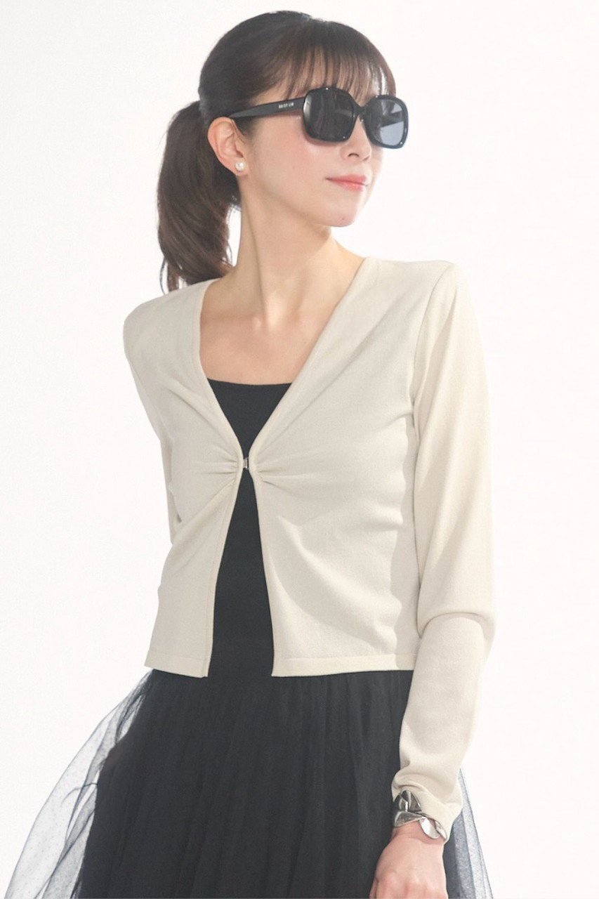 【デイジーリン/DAISY LIN】のさらさら Knit “Style-Up Cardigan” 大人の最旬トレンドファッション&コーディネート founy(ファウニー) ファッション Fashion レディースファッション Fashion for Women トップス・カットソー Cut & Sew Tops ニット Knit Tops & Sweaters カーディガン・羽織り Layered Style Cardigans なめらか Smooth, Silky Texture カーディガン Cardigan, Knitwear ギャザー Gathered, Ruffled コンパクト Compact, Small Size バランス Balance, Style Balance フロント Front, Front Design 夏 Summer 新作・新入荷 New Arrivals / New In 長袖 Long Sleeve, Full Sleeve other-6|ID: prp329100004992214 ipo3291000000037386712