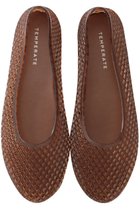 【テンパレイト/TEMPERATE】のHAMISH メッシュフラットパンプス(レイン対応) アンバー|ID:prp329100004992217