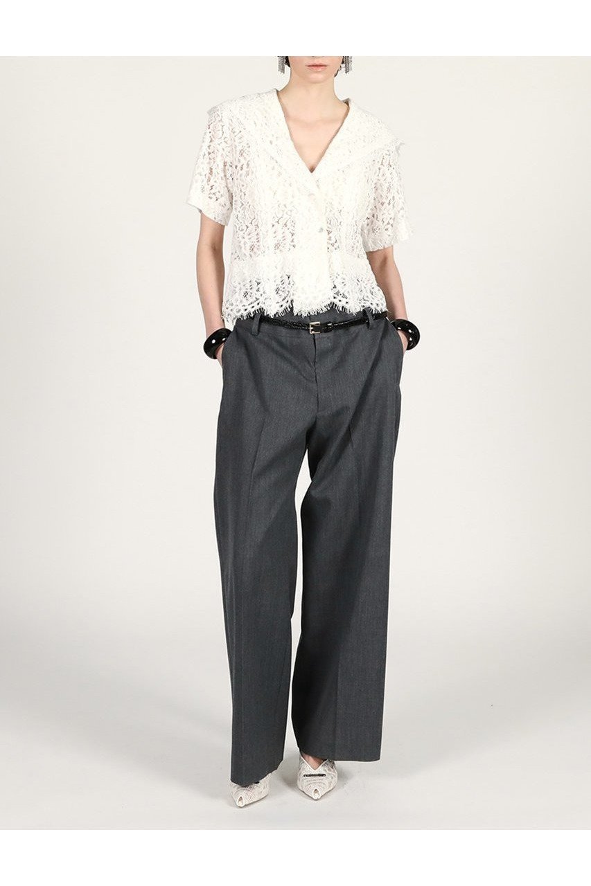【プランク プロジェクト/PRANK PROJECT】のスカラップレースセーラーシャツ / Scallop Lace Sailor Shirt 大人の最旬トレンドファッション＆コーディネート founy(ファウニー) 　ファッション　Fashion　レディースファッション　Fashion for Women　トップス・カットソー　Cut & Sew Tops　シャツ・ブラウス・オフィスカジュアル　Elegant Blouses & Button-Ups　おすすめ　Recommended / Our Picks　オケージョン　Occasion Wear　クラシック　Classic, Timeless Style　ショート　Short, Short Length　スカラップ　Scallop, Scalloped Edge　スリーブ　Sleeve, Long Sleeve / Short Sleeve　バランス　Balance, Style Balance　レース　Lace, Lace Fabric　新作・新入荷　New Arrivals / New In　other-4|ID: prp329100004992218 ipo3291000000037386741