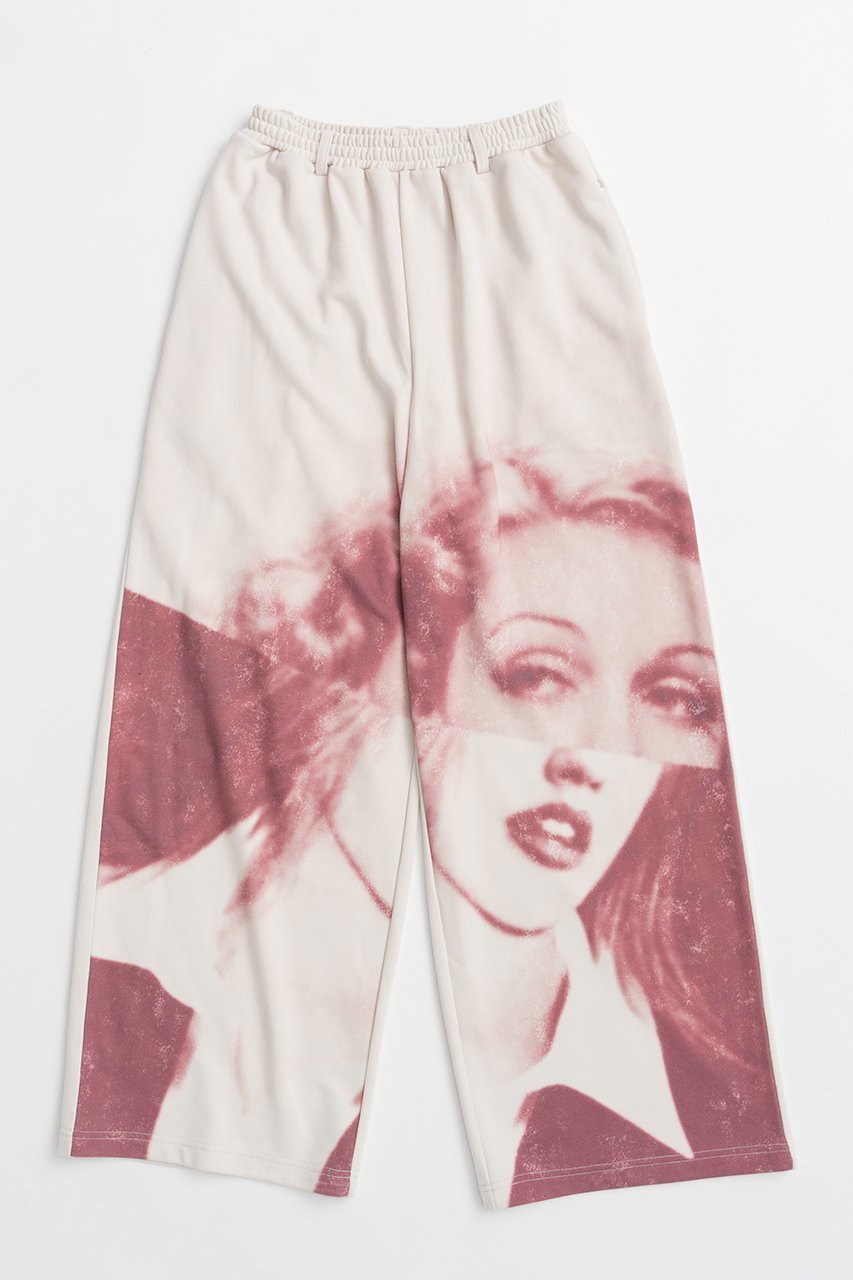 【プランク プロジェクト/PRANK PROJECT】のフェイスプリントスウェットパンツ / Face Print Sweatpants インテリア・キッズ・メンズ・レディースファッション・服の通販 founy(ファウニー) 　ファッション　Fashion　レディースファッション　Fashion for Women　パンツ　Pants & Trousers　グラフィック　Graphic, Graphic Design　プリント　Print, Printed Pattern　リラックス　Relax, Relaxed Fit　ワイド　Wide, Wide Fit　夏　Summer　新作・新入荷　New Arrivals / New In　O.WHT(オフホワイト)|ID: prp329100004992219 ipo3291000000037386748