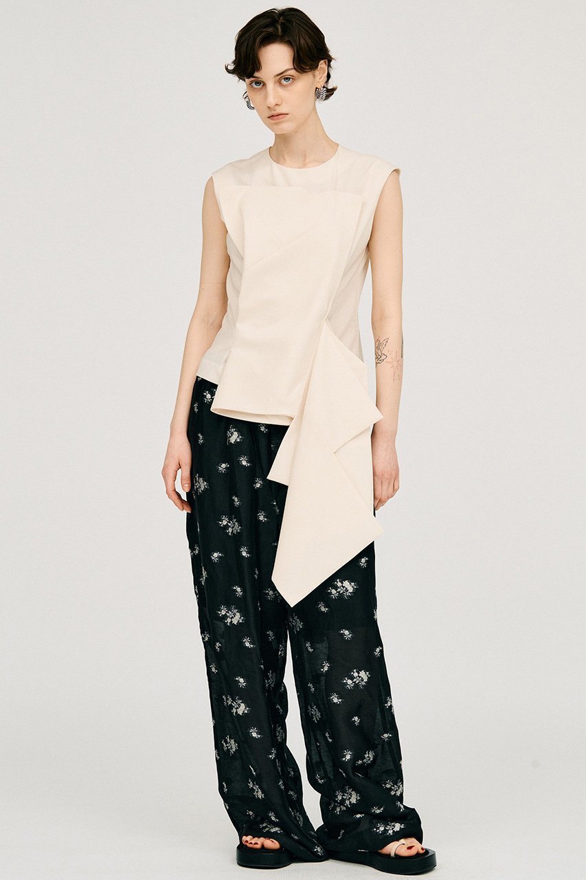 【プランク プロジェクト/PRANK PROJECT】のフラワージャガードラウンジパンツ / Flower Jacquard Lounge Pants 大人の最旬トレンドファッション＆コーディネート founy(ファウニー) 　ファッション　Fashion　レディースファッション　Fashion for Women　パンツ　Pants & Trousers　おすすめ　Recommended / Our Picks　カットソー　Cut and Sewn Top　シアー　Sheer, See-Through　シンプル　Simple, Minimal　ジャカード／ジャガード　Jacquard, Woven Pattern　セットアップ　Set-Up, Coordinated Outfit　トレンド　Trend, Trending Now　パジャマ　Pajamas, Sleepwear　リネン　Linen, Linen Fabric　ワイド　Wide, Wide Fit　新作・新入荷　New Arrivals / New In　other-4|ID: prp329100004992222 ipo3291000000037386782