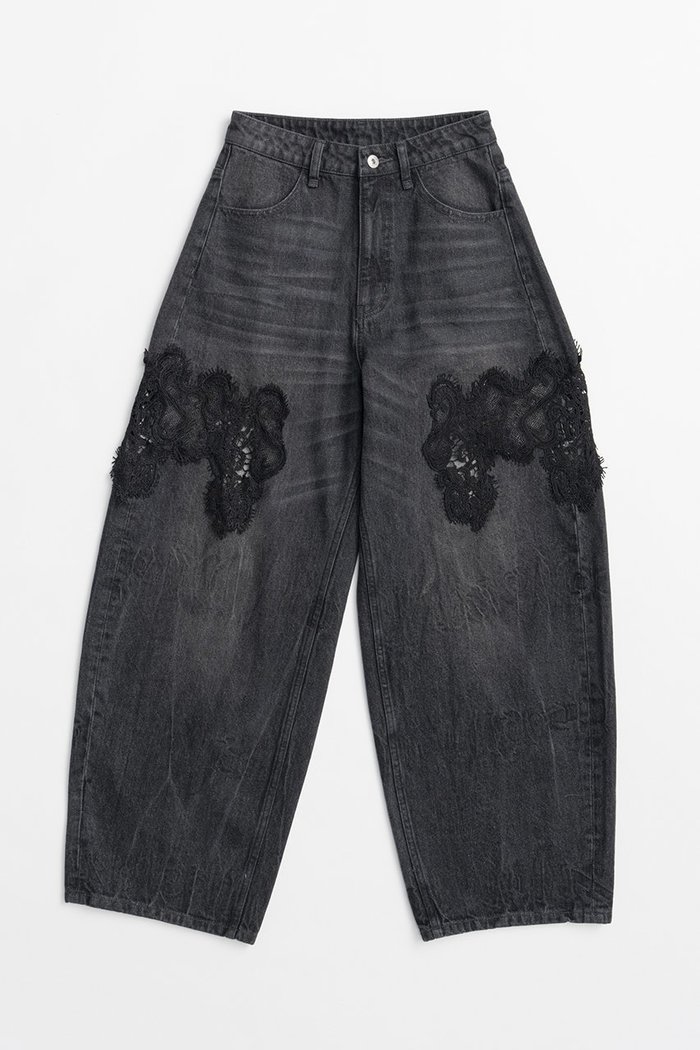 【プランク プロジェクト/PRANK PROJECT】のレースエンブロイダリーデニム / Lace Embroidery Denim インテリア・キッズ・メンズ・レディースファッション・服の通販 founy(ファウニー) https://founy.com/ ファッション Fashion レディースファッション Fashion for Women パンツ Pants & Trousers デニムパンツ・ジーンズ・美脚デニム Denim Jeans & Pants シンプル Simple, Minimal デニム Denim, Jeans Material モチーフ Motif, Design Theme レース Lace, Lace Fabric 新作・新入荷 New Arrivals / New In |ID: prp329100004992224 ipo3291000000037386790