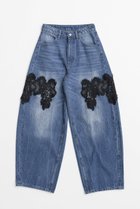 【プランク プロジェクト/PRANK PROJECT】のレースエンブロイダリーデニム / Lace Embroidery Denim BLU(ブルー)|ID: prp329100004992224 ipo3291000000037386794