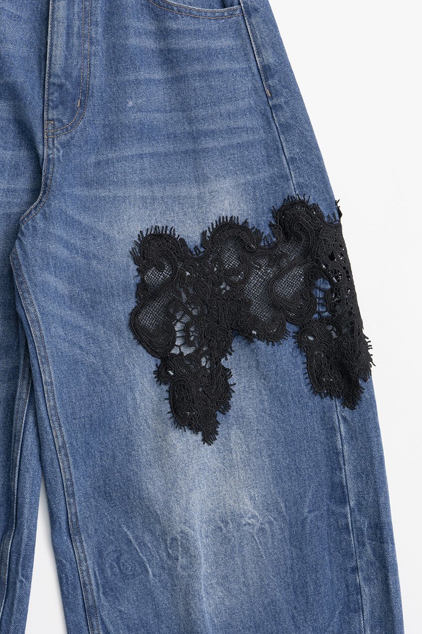 【プランク プロジェクト/PRANK PROJECT】のレースエンブロイダリーデニム / Lace Embroidery Denim 大人の最旬トレンドファッション＆コーディネート founy(ファウニー) 　ファッション　Fashion　レディースファッション　Fashion for Women　パンツ　Pants & Trousers　デニムパンツ・ジーンズ・美脚デニム　Denim Jeans & Pants　シンプル　Simple, Minimal　デニム　Denim, Jeans Material　モチーフ　Motif, Design Theme　レース　Lace, Lace Fabric　新作・新入荷　New Arrivals / New In　other-2|ID: prp329100004992224 ipo3291000000037386795