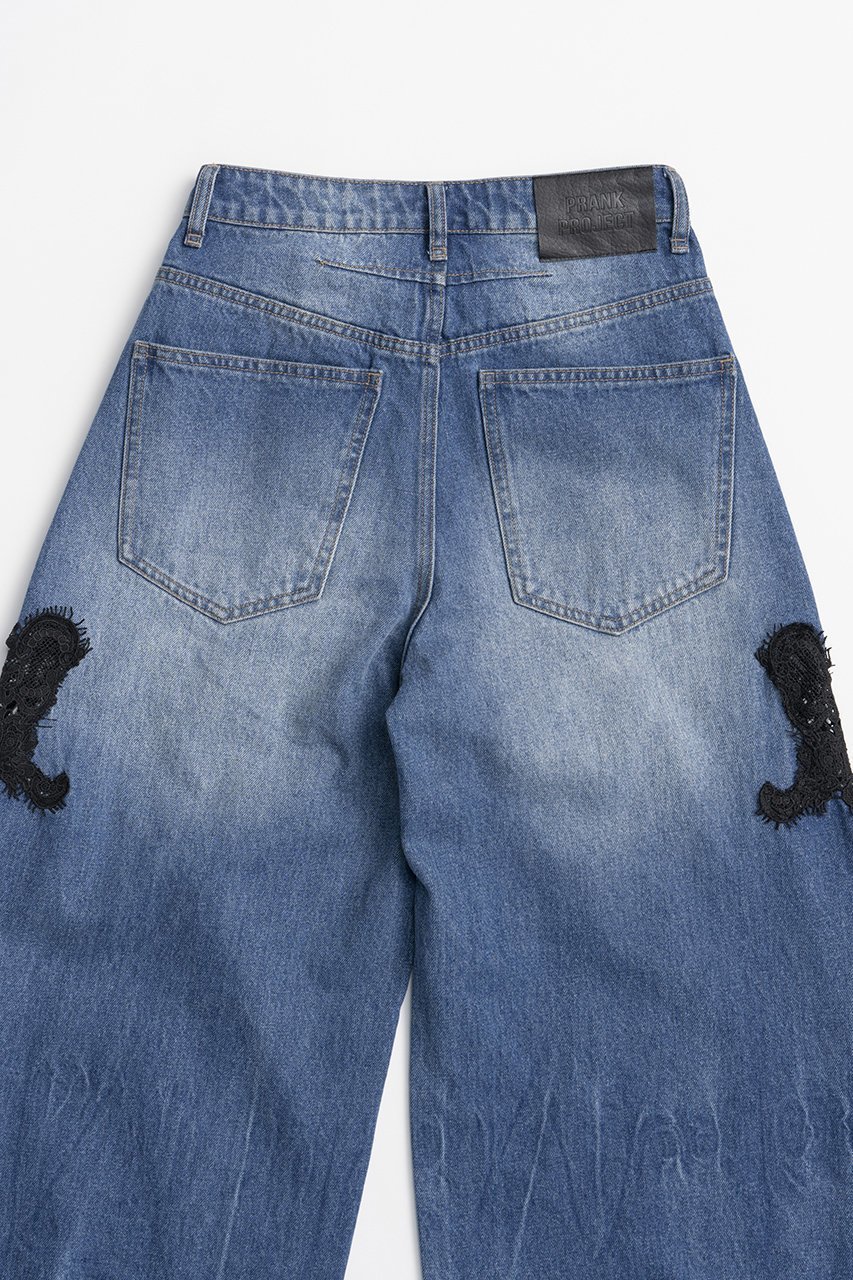 【プランク プロジェクト/PRANK PROJECT】のレースエンブロイダリーデニム / Lace Embroidery Denim 大人の最旬トレンドファッション＆コーディネート founy(ファウニー) 　ファッション　Fashion　レディースファッション　Fashion for Women　パンツ　Pants & Trousers　デニムパンツ・ジーンズ・美脚デニム　Denim Jeans & Pants　シンプル　Simple, Minimal　デニム　Denim, Jeans Material　モチーフ　Motif, Design Theme　レース　Lace, Lace Fabric　新作・新入荷　New Arrivals / New In　other-4|ID: prp329100004992224 ipo3291000000037386797