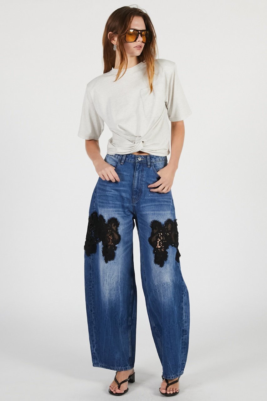 【プランク プロジェクト/PRANK PROJECT】のレースエンブロイダリーデニム / Lace Embroidery Denim 大人の最旬トレンドファッション＆コーディネート founy(ファウニー) 　ファッション　Fashion　レディースファッション　Fashion for Women　パンツ　Pants & Trousers　デニムパンツ・ジーンズ・美脚デニム　Denim Jeans & Pants　シンプル　Simple, Minimal　デニム　Denim, Jeans Material　モチーフ　Motif, Design Theme　レース　Lace, Lace Fabric　新作・新入荷　New Arrivals / New In　other-8|ID: prp329100004992224 ipo3291000000037386803